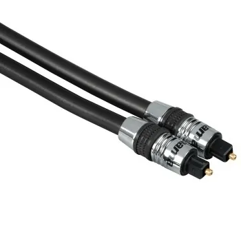 Hama Audio Connection Cable, 1.5 m cable de audio 1,5 m Toslink Negro