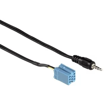 Hama AUX IN Adapter for Becker/Blaupunkt/VDO cable de audio 1,2 m 3,5mm Negro
