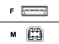Epson USB Cable 2m cable USB USB A USB B