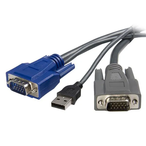 StarTech.com SVUSBVGA6 cable para video, teclado y ratón (kvm) Negro