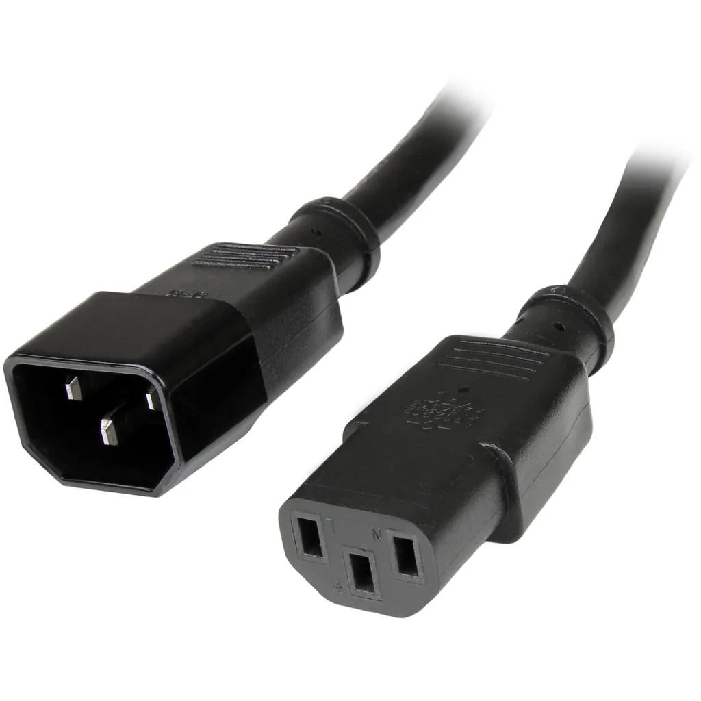 StarTech.com PXT1001 cable de transmisión Negro C14 acoplador C13 acoplador