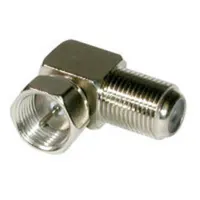 C2G Right Angle F-Type M/F 10pk F-Type F Plata