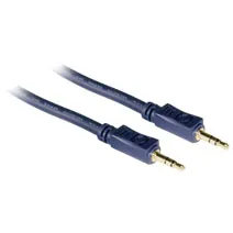 C2G 100ft Velocity™ 3.5mm Stereo Audio Cable M/M cable de audio 30,5 m 3,5mm Azul