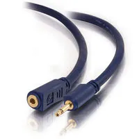 C2G 25ft Velocity™ 3.5mm Mono Audio Extension Cable M/F cable de audio 7,5 m 3,5mm Azul