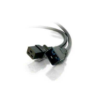 C2G 6ft 250V Power Cord Extension (IEC320C19 to IEC320C20) Negro 1,82 m C20 acoplador