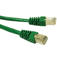 C2G 10ft Shielded Cat5E Molded Patch Cable cable de red Verde 3,05 m