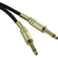 C2G 1.5ft Pro-Audio Cable 1/4in M / 1/4in M cable de audio 0,45 m Negro