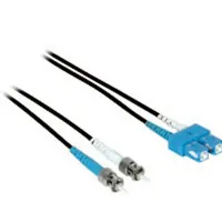C2G 10m SC/ST Duplex 9/125 Single-Mode Fiber Patch Cable Cable de fibra óptica e InfiniBand Negro