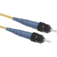 C2G 20m ST/ST LSZH Simplex 9/125 Single-Mode Cable de fibra óptica e InfiniBand Amarillo