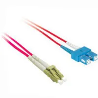 C2G 1m LC/SC Duplex 50/125 Multimode Fiber Patch Cable Cable de fibra óptica e InfiniBand Rojo