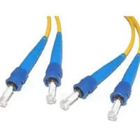 C2G 15m ST/ST Plenum-Rated Duplex 9/125 Single-Mode Fiber Patch Cable Cable de fibra óptica e InfiniBand Amarillo