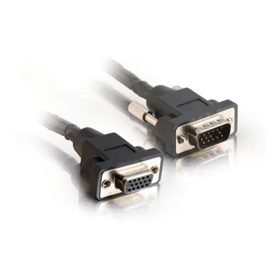 C2G 3ft Panel Mount HD15 M/F SXGA Monitor Extension Cable cable VGA 0,91 m VGA (D-Sub) Negro