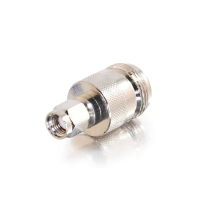C2G RP-SMA Plug -> N-Female Adapter Plata