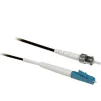 C2G 3m LC/ST Simplex 9/125 Single-Mode Fiber Patch Cable de fibra óptica e InfiniBand Negro