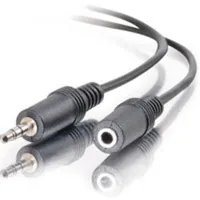 C2G 3ft 3.5mm Stereo Audio Extension Cable M/F cable de audio 0,91 m 3,5mm Negro