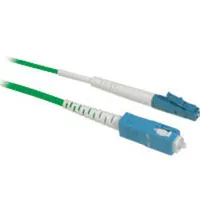 C2G 1m LC/SC Plenum-Rated 9/125 Simplex Single Mode Fiber Patch Cable Cable de fibra óptica e InfiniBand Verde