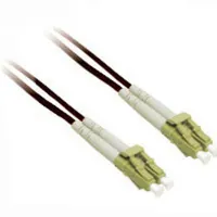 C2G 10m LC/LC Plenum-Rated Duplex 50/125 Multimode Fiber Patch Cable Cable de fibra óptica e InfiniBand Negro