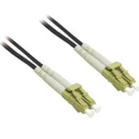 C2G 3m LC/LC Plenum-Rated Duplex 62.5/125 Multimode Fiber Patch Cable Cable de fibra óptica e InfiniBand Negro