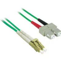 C2G 5m LC/SC Plenum-Rated Duplex 62.5/125 Multimode Fiber Patch Cable Cable de fibra óptica e InfiniBand Verde