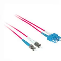 C2G 3m ST/SC Duplex 50/125 Multimode Fiber Patch Cable Cable de fibra óptica e InfiniBand Rojo