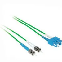 C2G 1m ST/SC Duplex 50/125 Multimode Fiber Patch Cable Cable de fibra óptica e InfiniBand Verde