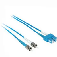 C2G 3m ST/SC Duplex 50/125 Multimode Fiber Patch Cable de fibra óptica e InfiniBand Azul