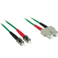 C2G 3m SC/ST Duplex 62.5/125 Multimode Fiber Patch Cable Cable de fibra óptica e InfiniBand Verde