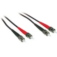C2G 10m ST/ST Duplex 62.5/125 Multimode Fiber Patch Cable Cable de fibra óptica e InfiniBand Negro