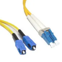 C2G 4m LC/SC LSZH Duplex 9/125 Single-Mode Cable de fibra óptica e InfiniBand Amarillo