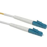 C2G 15m LC/LC LSZH Simplex 9/125 Single-Mode Cable de fibra óptica e InfiniBand Amarillo