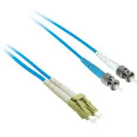 C2G 1m LC/ST Duplex 9/125 Single-Mode Fiber Patch Cable de fibra óptica e InfiniBand Azul