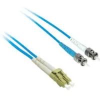 C2G 2m LC/ST Duplex 9/125 Single-Mode Fiber Patch Cable de fibra óptica e InfiniBand Azul