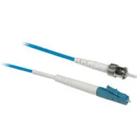 C2G 5m LC/ST Simplex 9/125 Single-Mode Fiber Patch Cable de fibra óptica e InfiniBand Azul