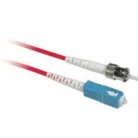 C2G 3m ST/SC Simplex 9/125 Single-Mode Fiber Patch Cable de fibra óptica e InfiniBand Rojo