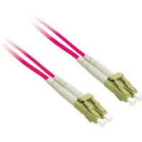 C2G 3m LC/LC Duplex 9/125 Single-Mode Fiber Patch Cable de fibra óptica e InfiniBand Rojo