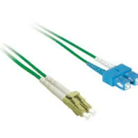 C2G 5m LC/SC Duplex 9/125 Cable de fibra óptica e InfiniBand Verde