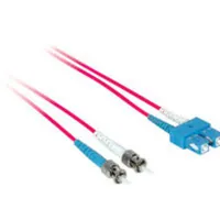 C2G 10m SC/ST Duplex 9/125 Single-Mode Fiber Patch Cable Cable de fibra óptica e InfiniBand Rojo