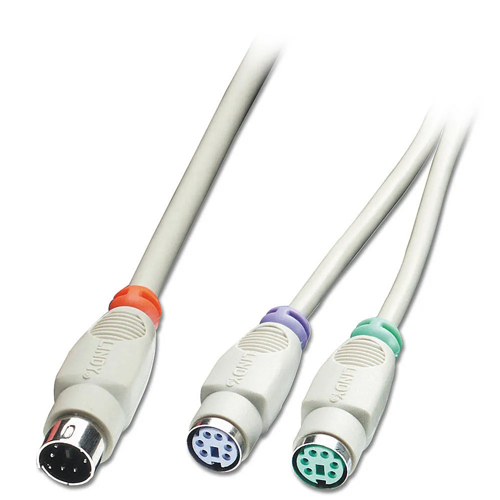 Lindy 30365 cable ps/2 0,15 m Gris