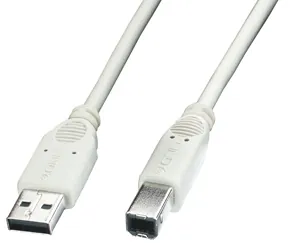 Lindy 3m USB Cable cable USB USB A USB B Gris
