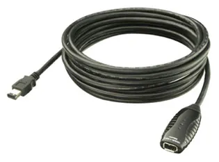 Lindy FireWire Repeater Cable, 4.5m 4,5 m Negro