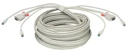 Lindy KVM Combo Cable, 20m cable para video, teclado y ratón (kvm) Gris