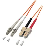 Lindy 15m Fibre Optic Cable Cable de fibra óptica e InfiniBand Naranja