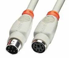 Lindy PS/2 cable, 3m cable ps/2 Gris