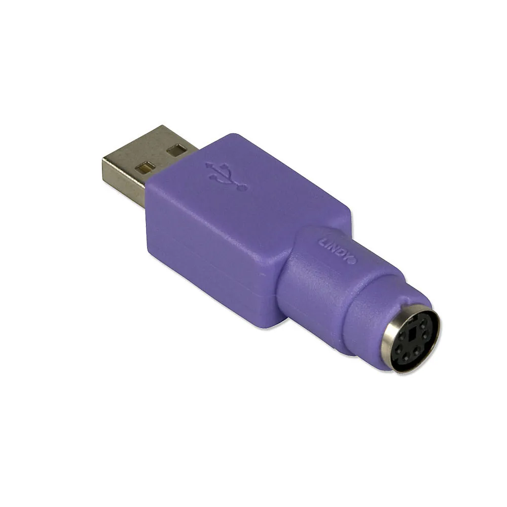 Lindy 70510 cambiador de género para cable USB A PS/2