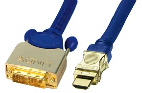 Lindy HDMI/DVI-D Cable, 3m Azul