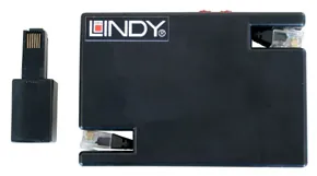 Lindy RJ-45 CAT 5 UTP Cable cable de red Negro 2 m