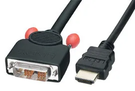 Lindy 10m HDMI/DVI-D Cable Negro
