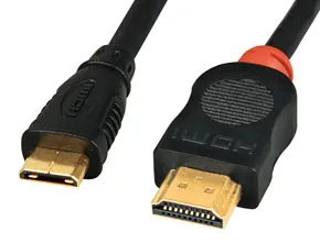 Lindy 2m HDMI to Mini HDMI Cable cable HDMI HDMI tipo A (Estándar) HDMI Type C (Mini) Negro