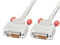 Lindy 10m DVI Cable cable DVI DVI-D Gris
