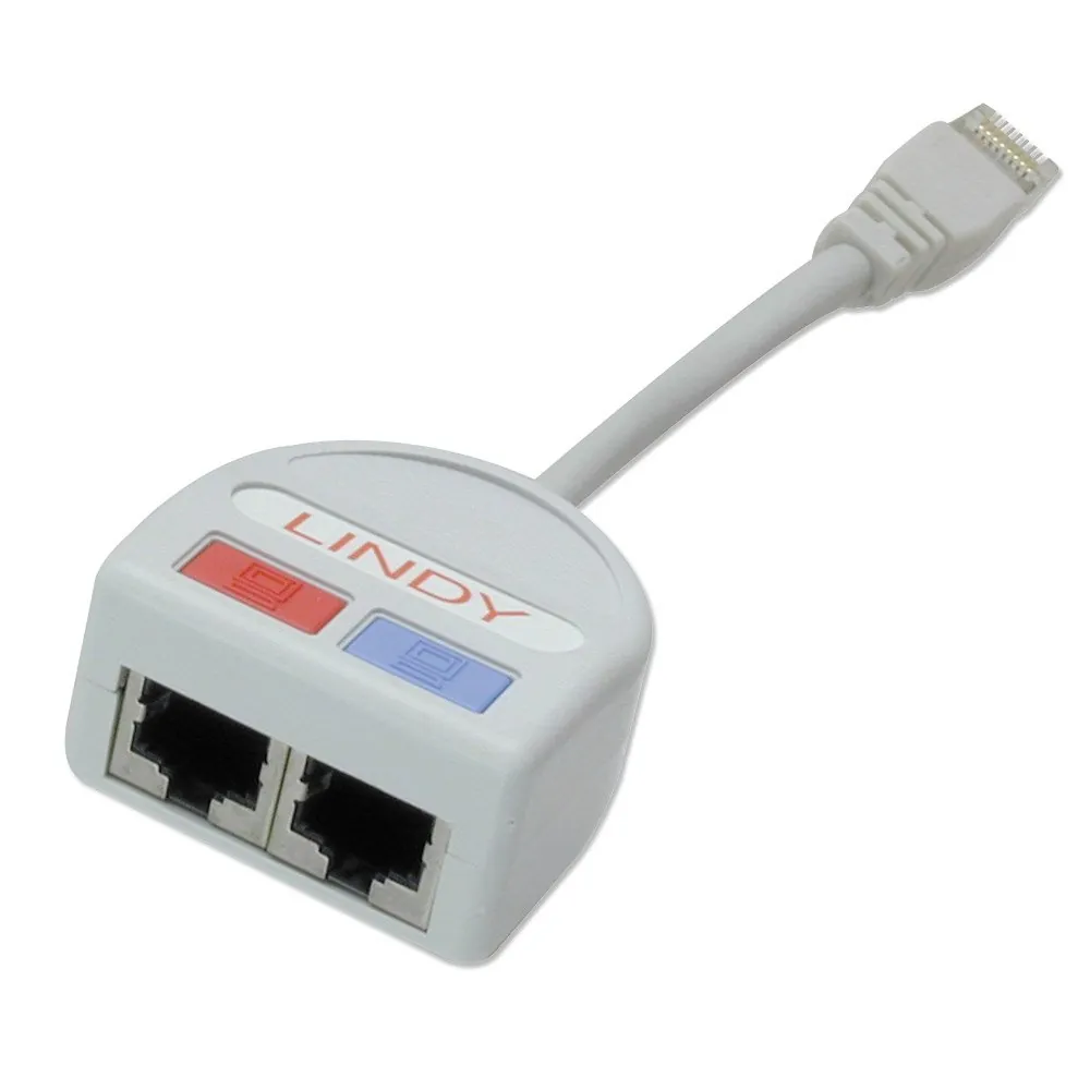 Lindy 34013 cambiador de género para cable Voice Token Ring Gris